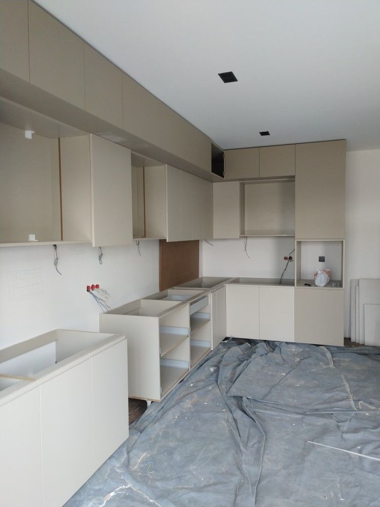 Custom carpentry work in progress