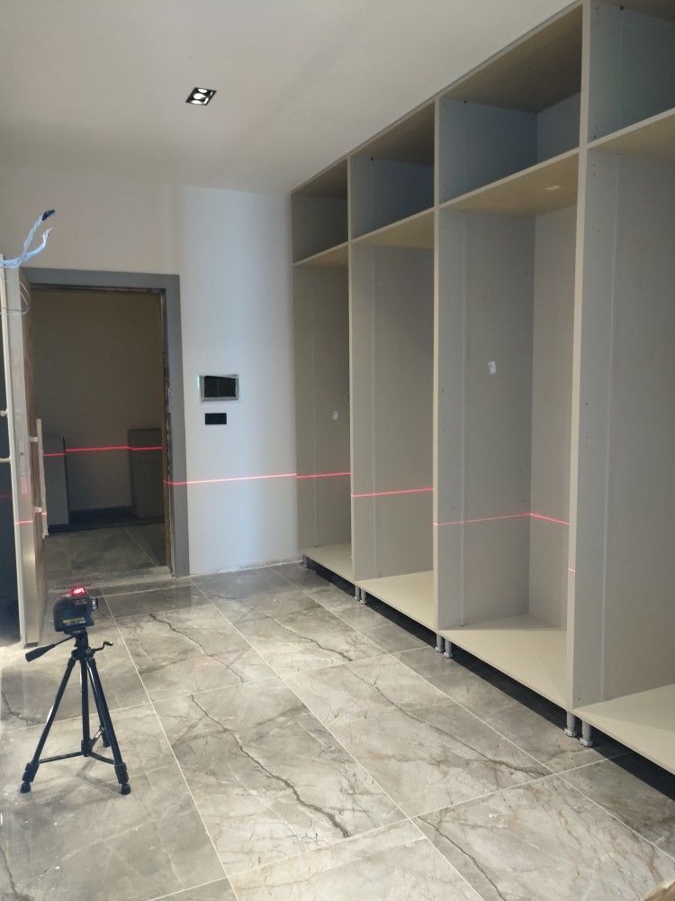 Finish carpentry during a renovation